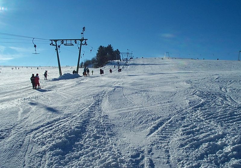 Skilift Treffelhausen in Betrieb